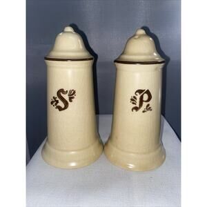 VTG - PFALTZGRAFF VILLAGE - Salt & Pepper Shakers w/ 1 Plug- 6 Inches Tall